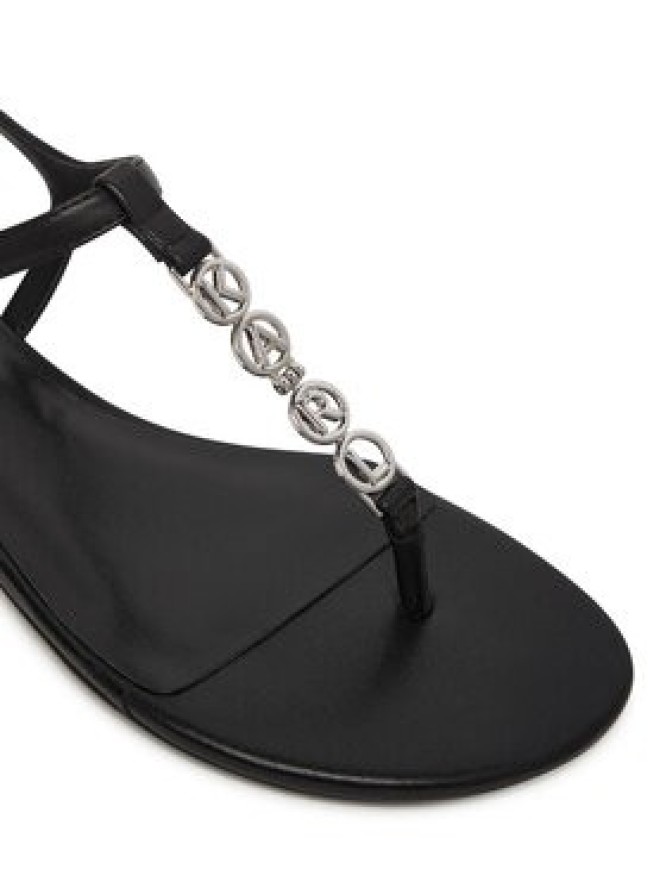 KARL LAGERFELD Sandały KL82516 Czarny