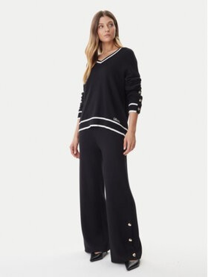 Liu Jo Sport Sweter TF5229 MS59L Czarny Regular Fit