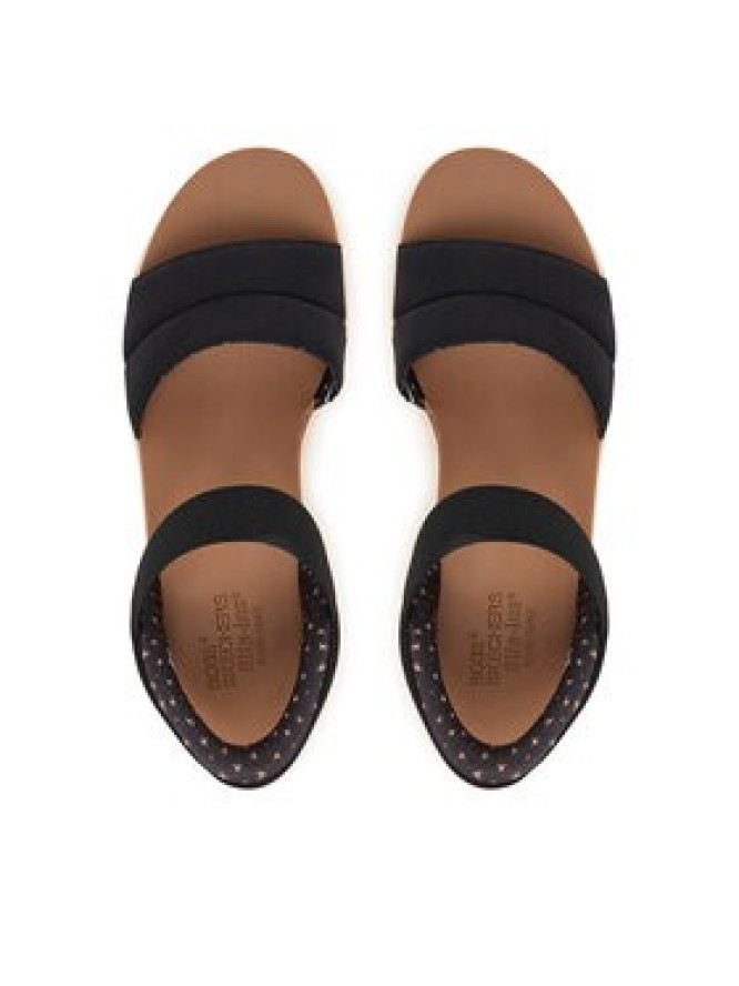 Skechers Sandały BOBS Sun Ray 114413/BLK Czarny
