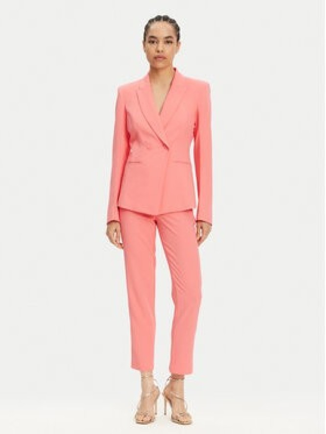 Patrizia Pepe Marynarka 2S1528 A411 R854 Koralowy Regular Fit