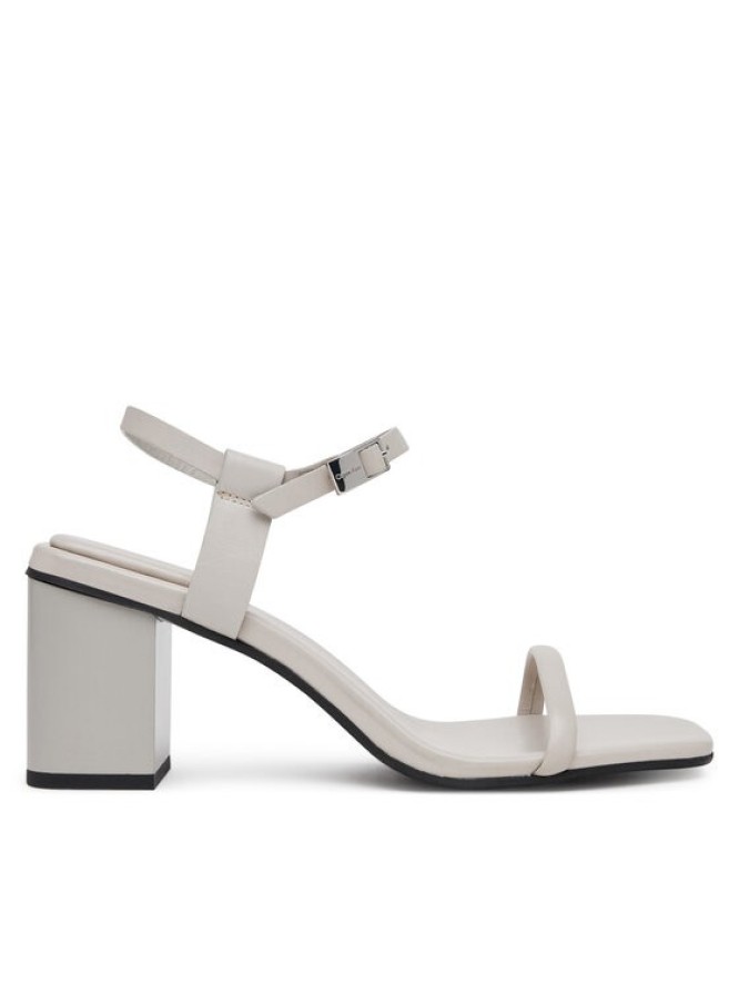 Calvin Klein Sandały Block Heel Sandal 75 Lth HW0HW02650 Szary