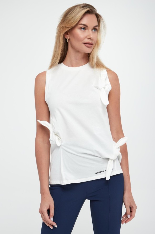 Top damski z kokardami ELISABETTA FRANCHI