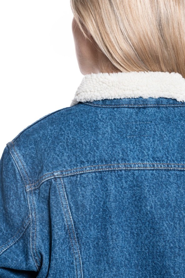 KURTKA DAMSKA WRANGLER SHERPA FRIENDS JACKE PEBBLE SAND W432MCX2A 112128837