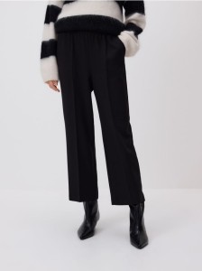 Spodnie z kantem - czarny