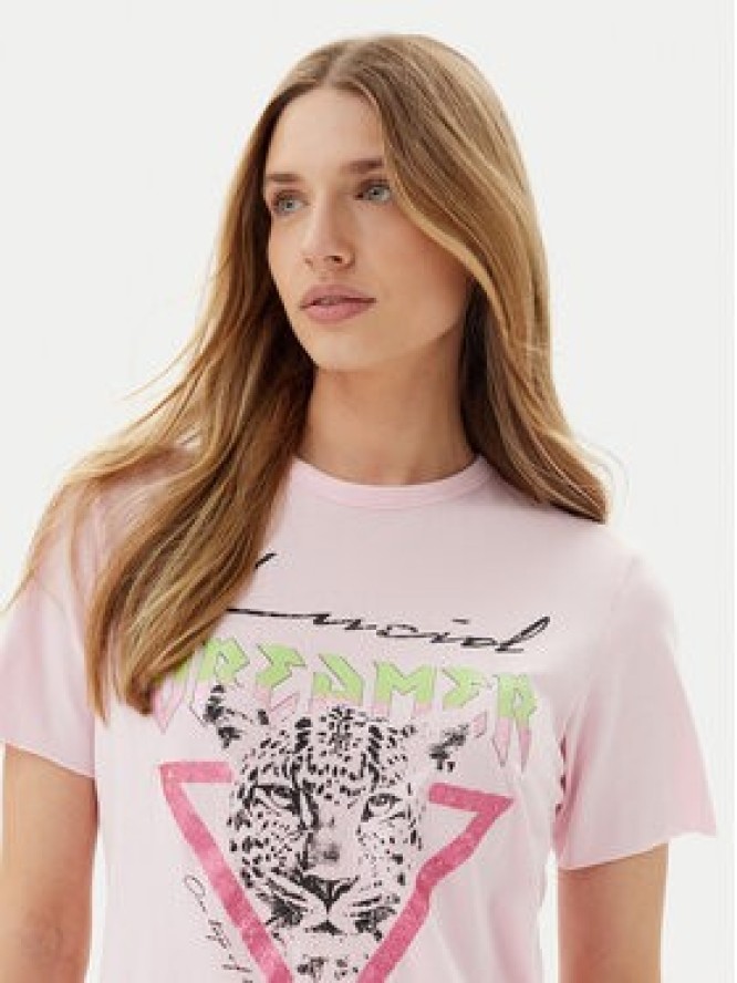 ONLY T-Shirt Lucy 15307412 Różowy Regular Fit