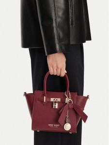 Nine West Torebka CEO-Chelsea-Charm-I-LX10187 Bordowy