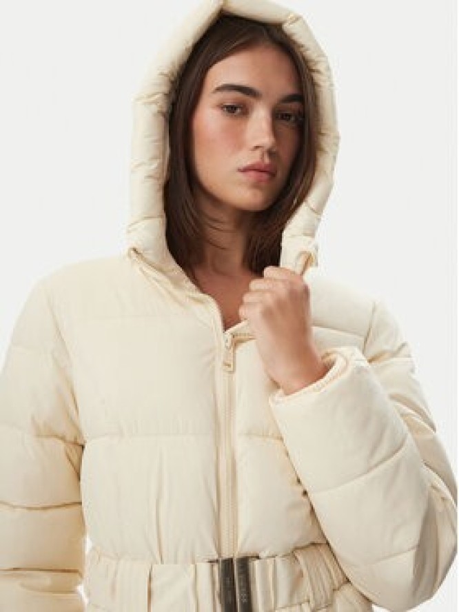 Guess Kurtka zimowa W6BL50 W4144 Kremowy Regular Fit