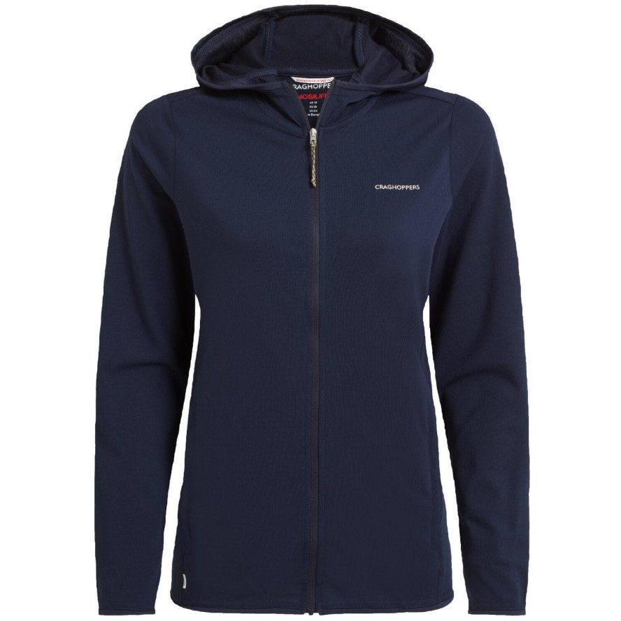 Damska bluza z kapturem full zip Craghoppers NosiLife Afia
