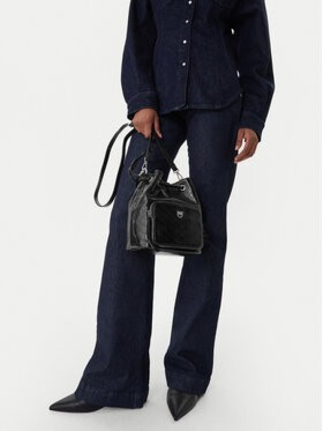 PINKO Torebka Cargo Bucket Vitello Al 25-26 PLTT 105112 A2JC Czarny