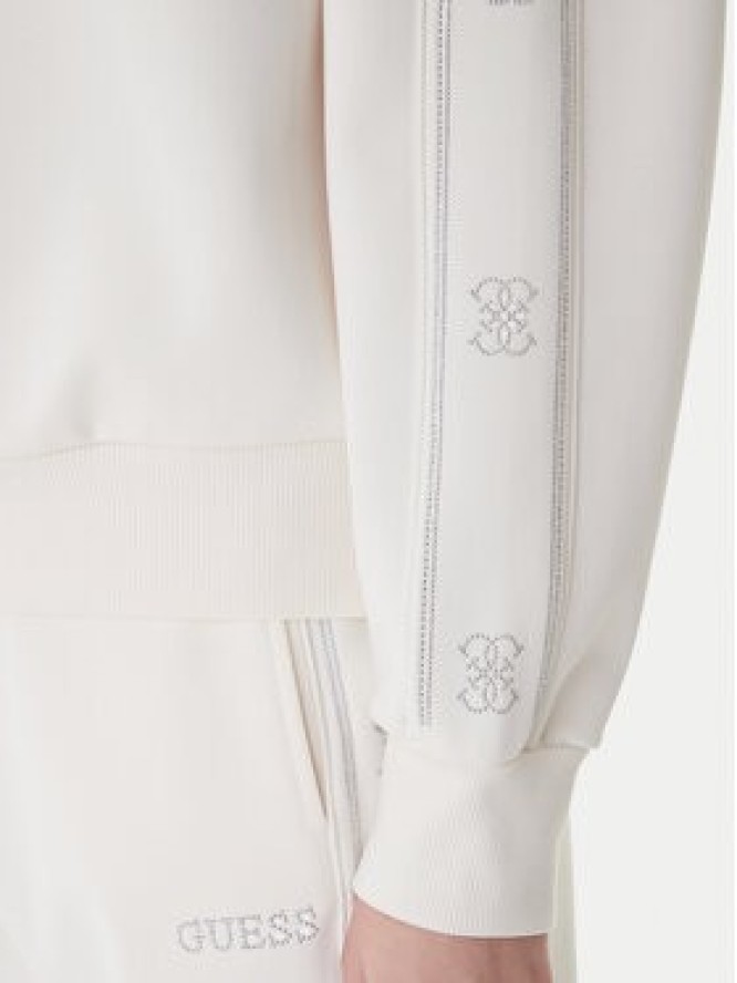 Guess Bluza V6RQ96 KCX22 Biały Regular Fit