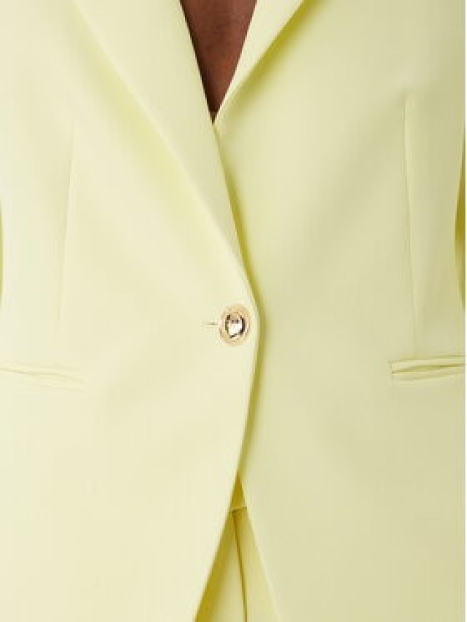 Rinascimento Marynarka CFC0128640003 Żółty Regular Fit