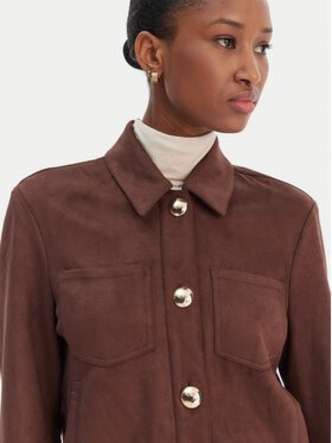 Bardot Koszula Lorenzo 59668TB1 Brązowy Boxy Fit