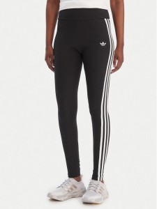 adidas Legginsy 3-Stripes KD5572 Czarny Slim Fit