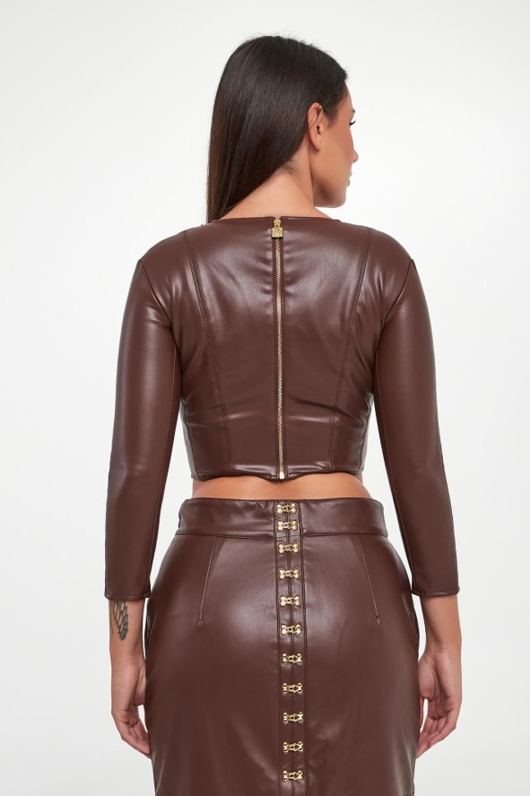 Żakiet z ekoskóry ELISABETTA FRANCHI