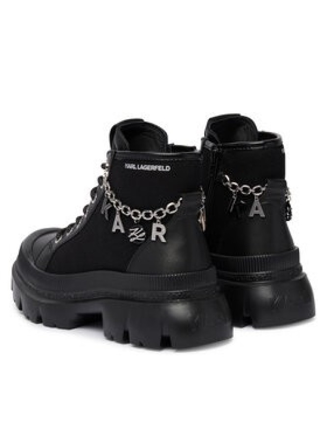 KARL LAGERFELD Trzewiki Trekka KL43536S Czarny