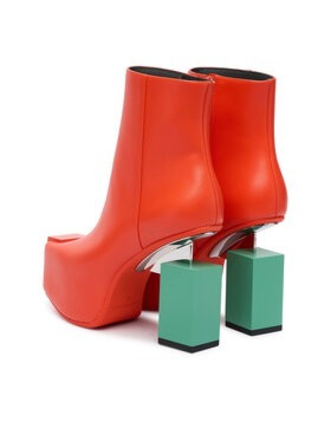 United Nude Botki Cubist Bootie 1094383616 Pomarańczowy