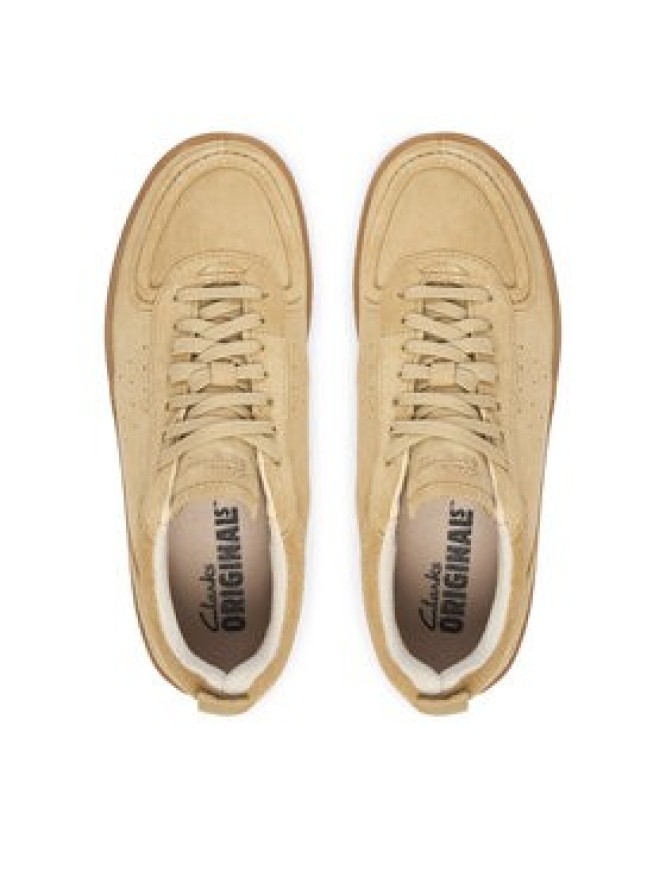 Clarks Sneakersy Boxbee Lace. 26328115 Beżowy