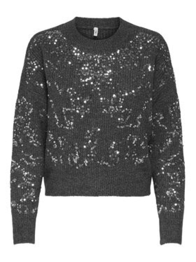 ONLY Sweter Alta 15353230 Szary Regular Fit