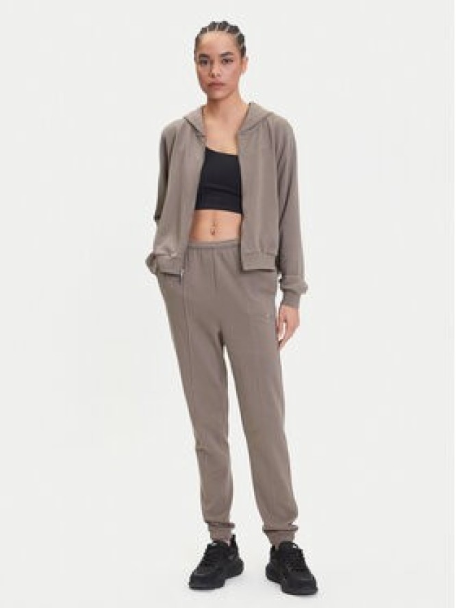 Nike Spodnie dresowe Chill Terry FN2434 Brązowy Regular Fit