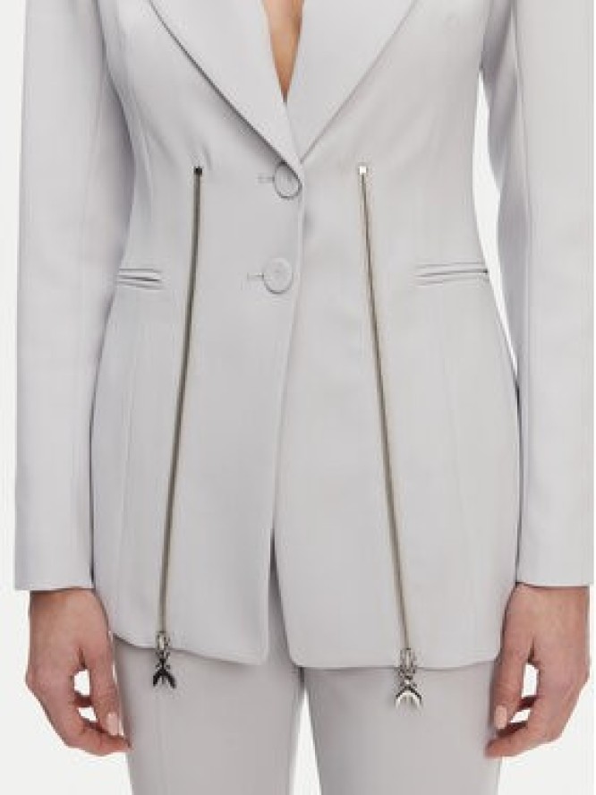 Patrizia Pepe Marynarka 8S0522/A6F5-S702 Szary Regular Fit