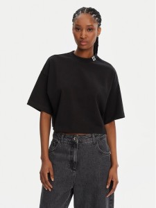 HUGO T-Shirt Damelody 50520187 Czarny Relaxed Fit