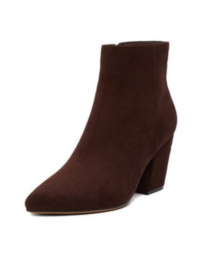 Nine West Botki CEO-ZAKIA-01 Brązowy ciemny