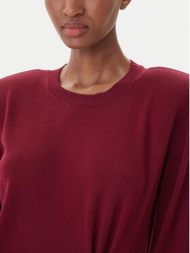 Simona Corsellini Sweter A25CPMGE0301 Czerwony Regular Fit