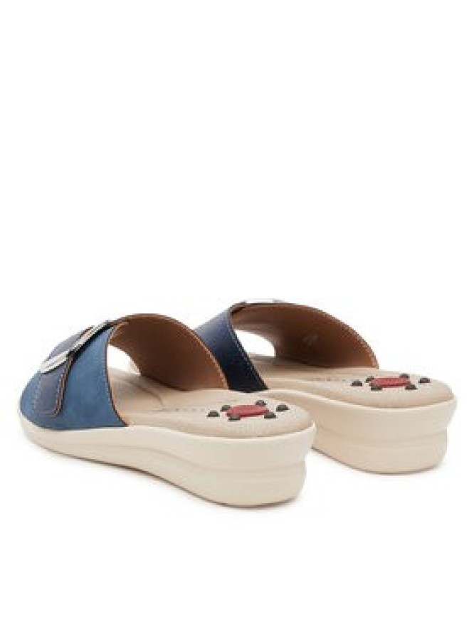 Go Soft Klapki LAH3T9092-3 Granatowy