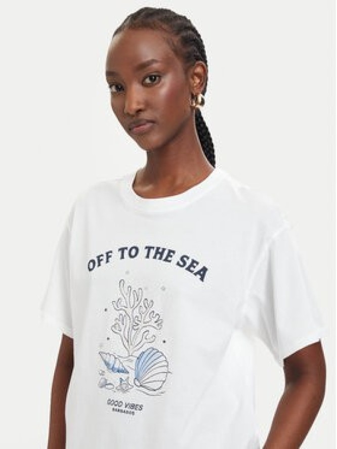 ONLY T-Shirt Celine 15374989 Biały Regular Fit