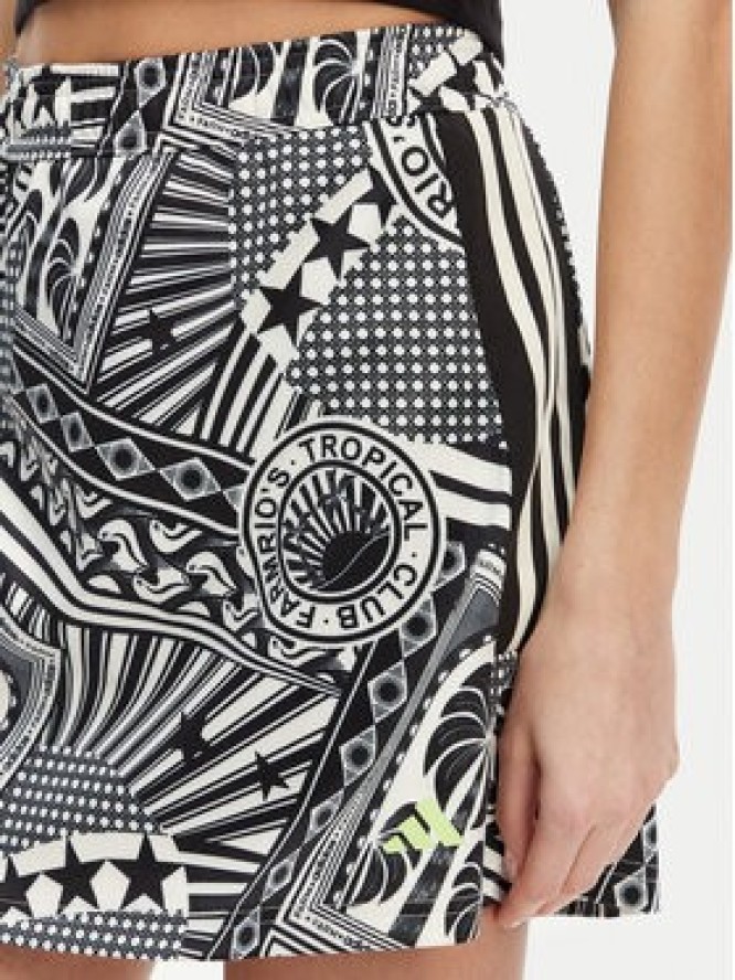 adidas Spódnica trapezowa FARM Rio JD6312 Czarny Regular Fit