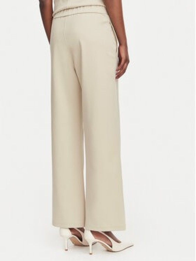 Calvin Klein Spodnie materiałowe LV044G210G Beżowy Wide Leg