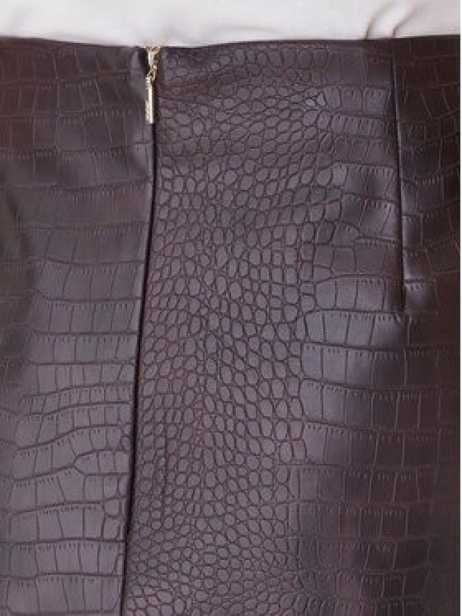 JOOP! Spódnica z imitacji skóry 58 253S58Saron 30048904 Brązowy Regular Fit
