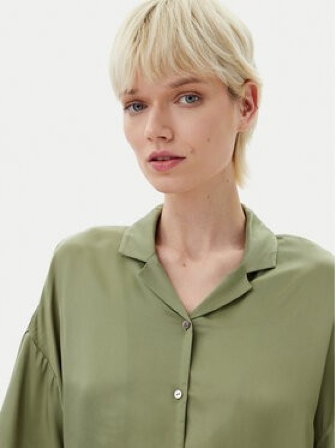 KARL LAGERFELD Koszula A2W11037 Zielony Relaxed Fit