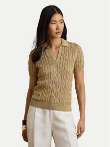 LAUREN RALPH LAUREN Polo 200P14041006 Beżowy Regular Fit