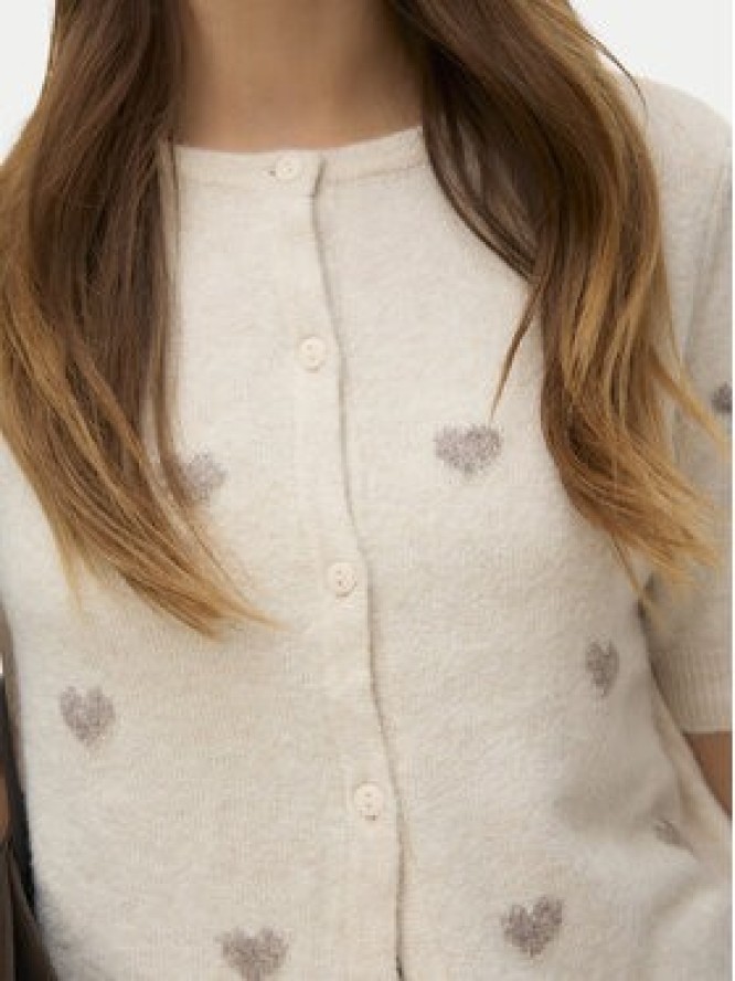 Vero Moda Kardigan Doffy 10330795 Beżowy Regular Fit