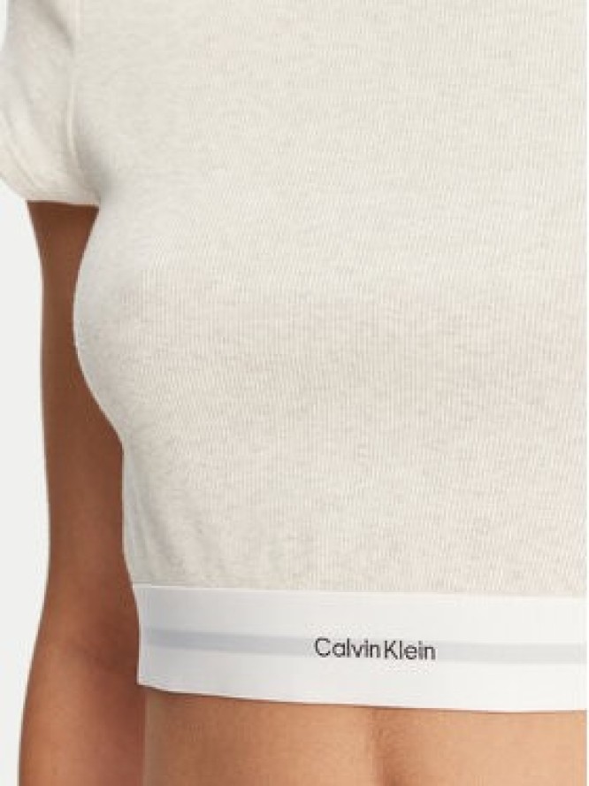 Calvin Klein Underwear T-Shirt LV00QS7349 Beżowy Slim Fit