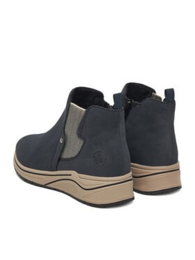 Rieker Botki CEO-N9561-14 Granatowy