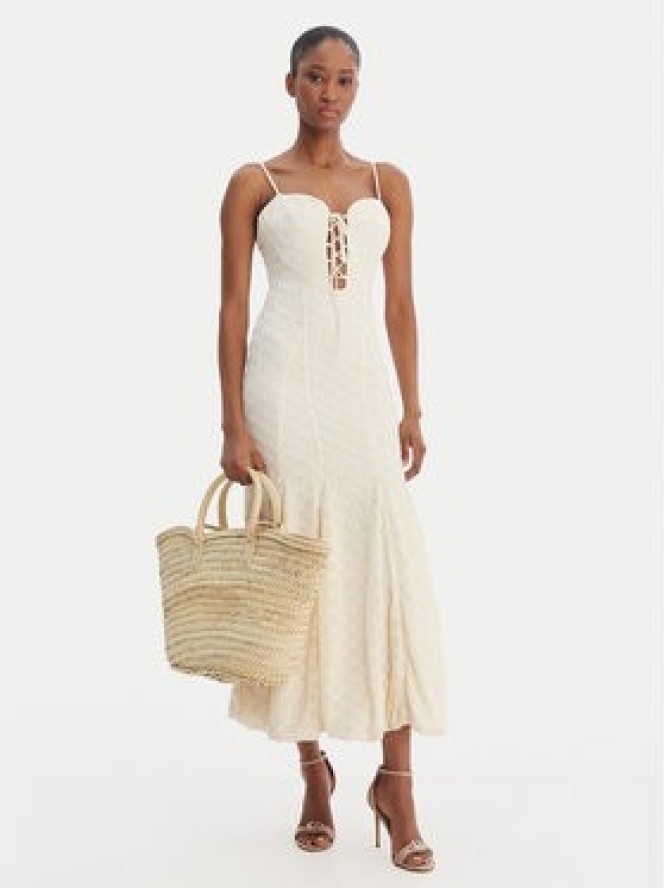 Bardot Sukienka koktajlowa Delaney 59928DB Beżowy Regular Fit