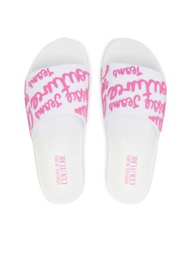 Versace Jeans Couture Klapki 80VA3SQ1 71352 3 Biały