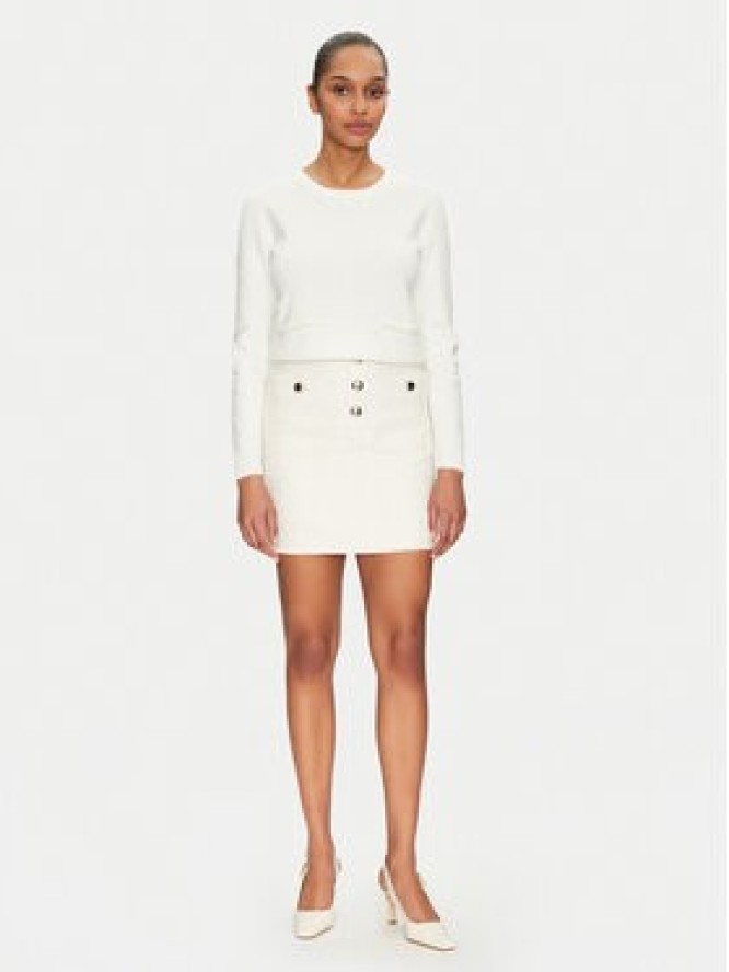 Morgan Sweter 251-MPERLA Biały Regular Fit