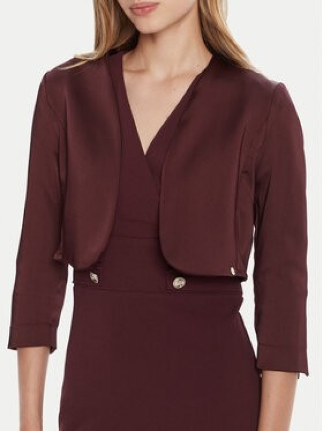 Rinascimento Bolerko CFC0125060003 Bordowy Regular Fit