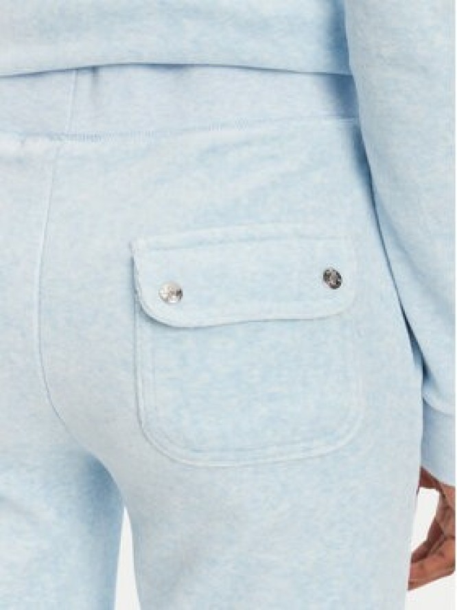 Juicy Couture Spodnie dresowe Layla JCSEBJ001 Błękitny Flared Leg