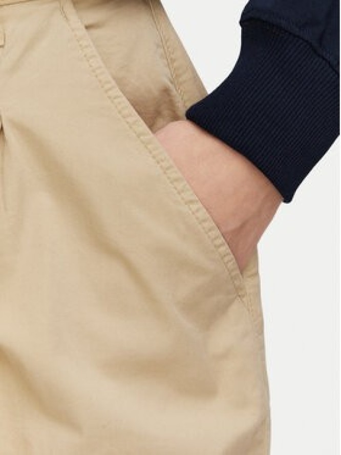 Tommy Jeans Spodnie materiałowe DW0DW21698 Beżowy Regular Fit