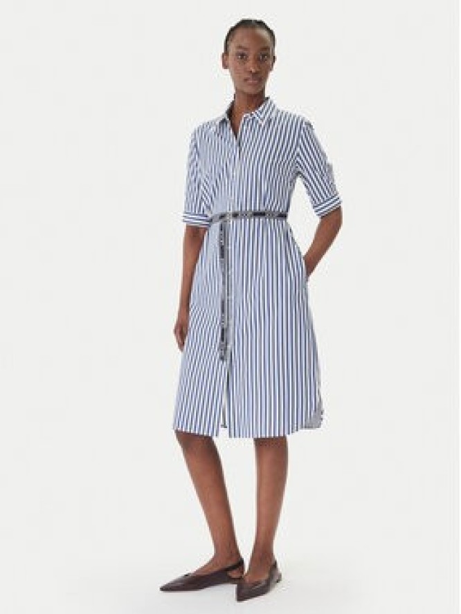 JOOP! Sukienka koszulowa Dominique2 30101380 Granatowy Regular Fit