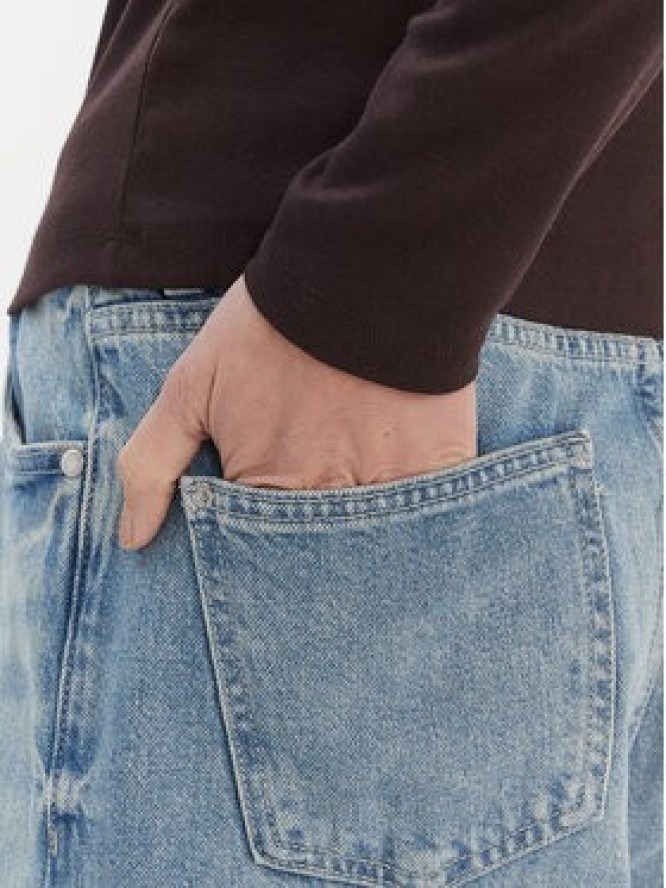 Guess T-Shirt V6RI00 KD741 Brązowy Slim Fit