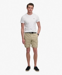 superdry Ripstop Light Cargo Shorts — 100% bawełna Jasny beż