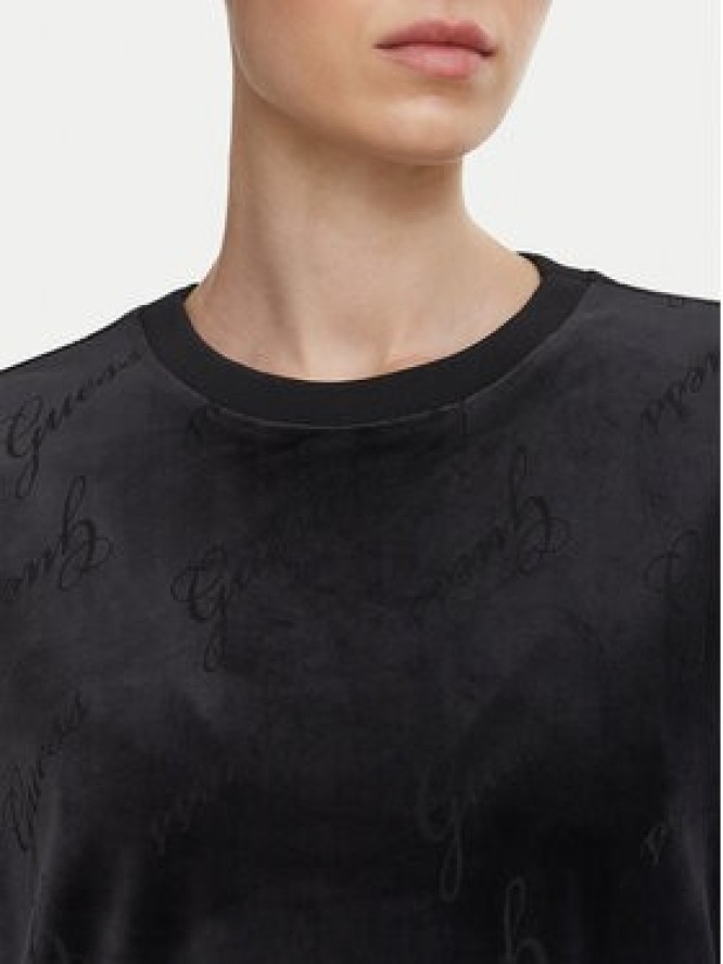 Guess Bluza O6BQ02 K5062 Czarny Regular Fit