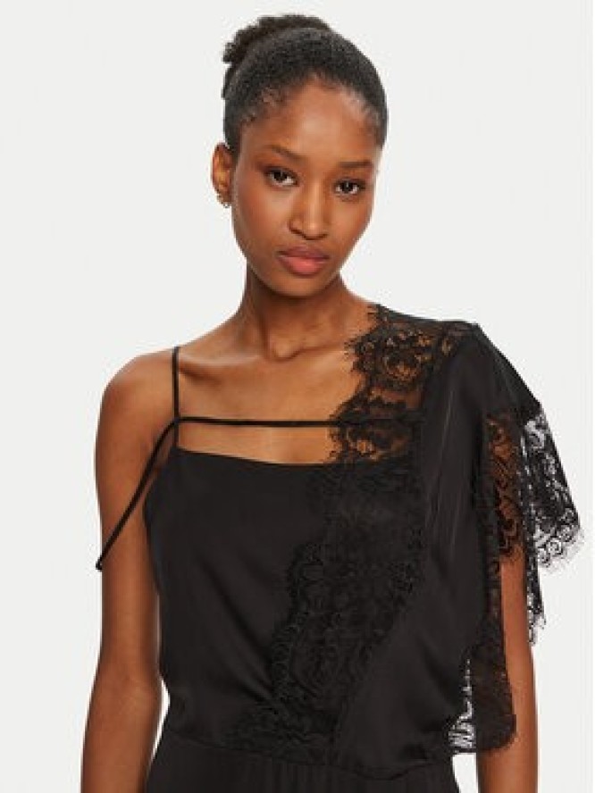 Munthe Sukienka koktajlowa 244131424444 Czarny Slim Fit