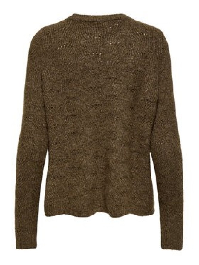 ONLY Sweter 15234745 Brązowy Regular Fit