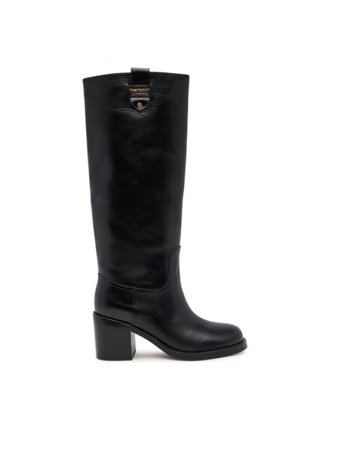 TWINSET Kozaki ko252TCP080 Czarny